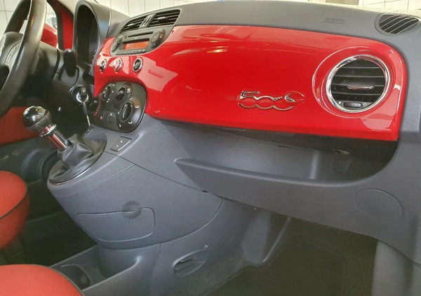 Fiat 500 cena 29999 przebieg: 117000, rok produkcji 2014 z Kamieńsk małe 742